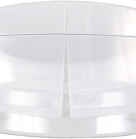 Горщик кашпо прозорий Овал для орхідей виробництва Алеана