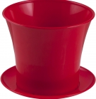 Горщик Акварель Омела з підставкою 