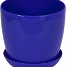 Горщик Глянец з підставкою 