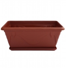 Горщик прямокутний з підставкою Петунія 