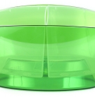 Горщик кашпо прозорий Овал для орхідей виробництва Алеана